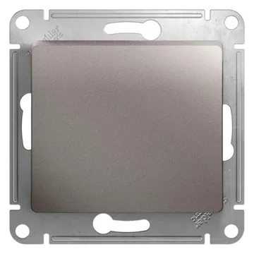 Переключатель проходной 1-кл. СП Glossa 10А IP20 (сх. 6) 10AX механизм платина SE GSL001261