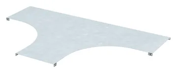 Крышка для ответвителя T-образ. горизонт. осн. 500 R-660 гор. цинк DKC UKT605HDZ