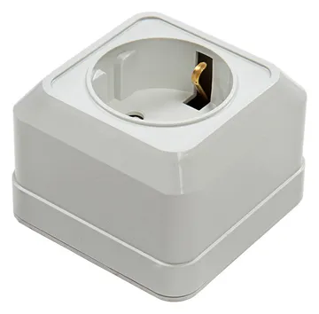 Розетка 1-м BOLLETO защ. шторки с заземл. накл. 7028х бел. ASD / IN HOME 4690612000954