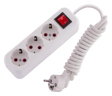 Удлинитель 3х2м с заземл. 16А IP20 Lila с выкл. LEZARD 720-0302-302