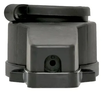 Колодка 2-м 16А IP44 2P+PE 230В с защ. крышками каучук Basic EKF RPS-018-16-230-44