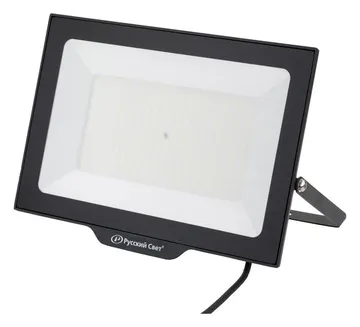 Прожектор светодиодный СДО FL 10 C 200W VW 865 BK CL 397х290х31.5мм 200Вт 6500К IP65 уличный черн. Русский Свет 15081023058