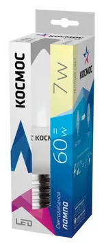 Лампа светодиодная CN 7Вт 220В E27 3000К Космос Lksm_LED7wCNE2730
