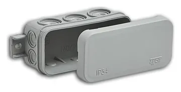 Коробка распределительная ОП 43х80х35мм IP54 10 вводов сер. Ruvinil 67091