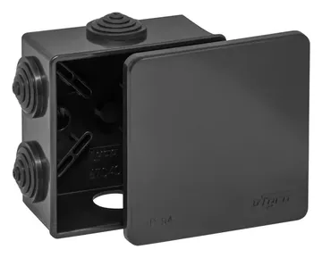 Коробка распределительная ОП 85х85х40мм УХЛ1 IP54 черн. Ruvinil 67040Ч