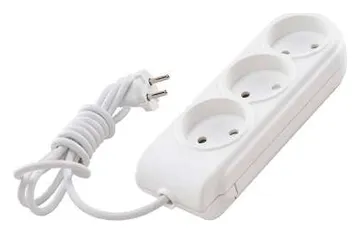 Удлинитель 3х5м без заземл. 10А IP20 защ. шторки Makel N3010061