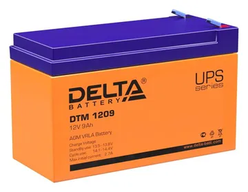 Аккумулятор UPS 12В 9А.ч DTM 1209 Delta 4614010050010