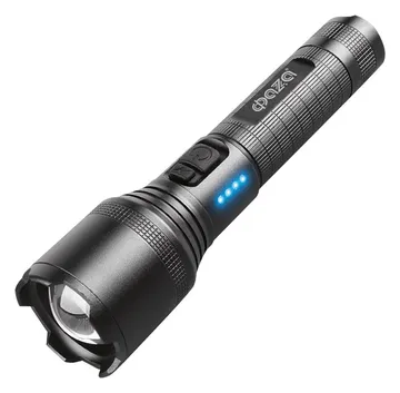 Фонарь аккумуляторный AccuF1-L15WZ-ti 15Вт XHP60 800Лм Li-ion 18650 3.7В 1200мАч (5режимов; с функцией ZOOM; кабель USB-Type-C в комплекте) титан. IPX4 ФАZА 5050419