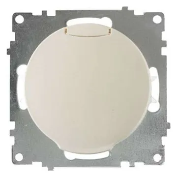 Розетка 1-м СП Florence 16А IP20 с заземл. винтов. контакты с крышкой механизм беж. (1E10501301) OneKeyElectro 2172791