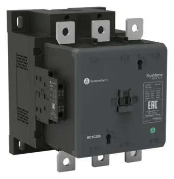 Контактор MC1G 3п 265А кат. 100-250В AC/DC 2НО+2НЗ SE MC1G265KUE