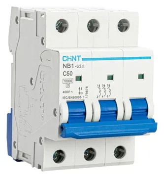 Выключатель автоматический модульный 3п C 50А 10кА NB1-63H (R) CHINT 179876