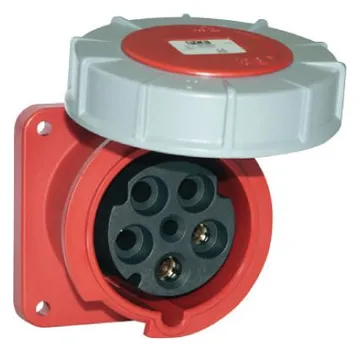 Розетка скрыт. уст. 125А 400В 3P+E IP67 DKC DISF041254