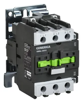 Контактор КМИе-35012 50А 230В/АС3 1НО 1НЗ GENERICA KKME31-050-230-11
