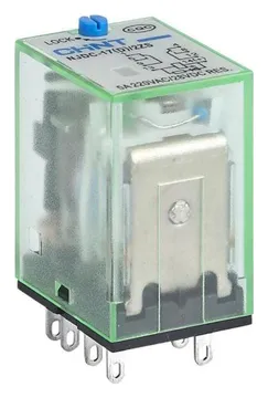 Реле промежуточное с кнопкой тестирования NJDC-17(D)/4ZS 4 конт. с инд. LED 3А DC 24В (R) CHINT 651144