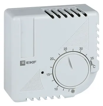 Термостат NO/NC (охлаждение/обогрев) накладной 16А 230В IP20 PROxima EKF thermo-no-nc-wall