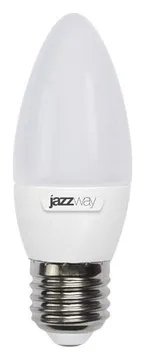 Лампа светодиодная PLED-SP 9Вт C37 свеча 3000К тепл. бел. E27 820лм 230В JazzWay 5001923A