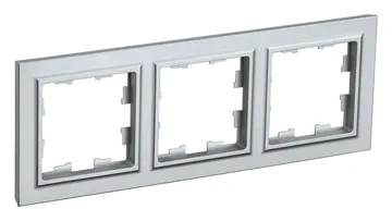 Рамка 3-м BRITE РУ-3-БрА алюм. IEK BR-M32-K47