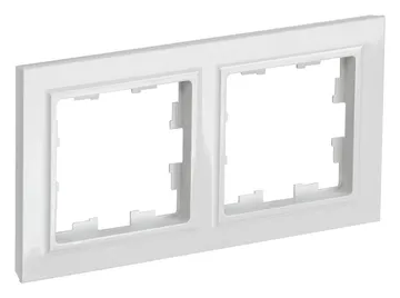 Рамка 2-м BRITE РУ-2-БрБ бел. IEK BR-M22-K01