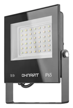 Прожектор светодиодный 71 660 OFL-50-6K-BL-IP65-LED 50Вт 6000К IP65 4000лм черн. ОНЛАЙТ 71660
