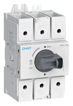Рубильник 3п NF2-125/3DIR 3P 125А со стандарт. ручкой на DIN-рейку или монтажн. плату CHINT 324166