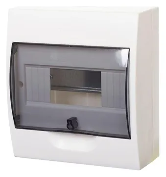 Бокс навесной ОП City9 Box 1 ряд 8мод. с прозр. дверцей SE EZ9E108S2SRU