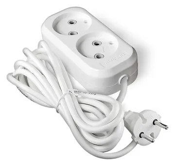 Удлинитель 2х3м без заземл. 6А IP20 У6-011М ПВС 2х0.75 UNIVersal 011М-03
