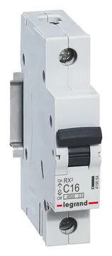 Выключатель автоматический модульный 1п C 16А 4.5кА RX3 ИЭК Leg 419664