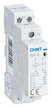 Контактор модульный NCH8-20/20 20А 2НО AC 220/230В 50Гц (R) CHINT 256054