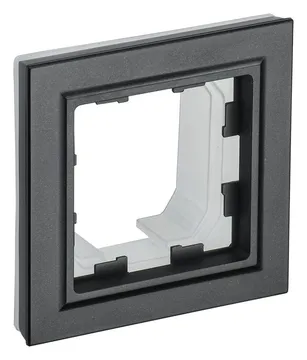 Рамка 1-м IP44 BRITE РУ-1-БрЧ-44 черн. IEK BR-M12-44-K02