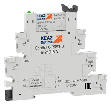 Модуль релейный OptiRel G RM38-51-24D-6-V-CO-G КЭАЗ 280990