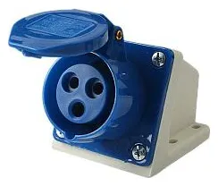 Розетка стационарная ОП PPC 123 32А 3п 2PPE 220В IP44 JazzWay 5072695