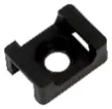 Площадка под хомуты PCP-S 22х16-100BL с монтажн. отверст. PA6.6 черн. (уп.100шт) JazzWay 5055209
