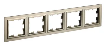 Рамка 5-м BRITE РУ-5-БрШ шампань IEK BR-M52-K37