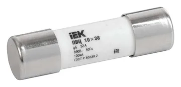 Вставка плавкая цилиндрическая ПВЦ 10х38 2А IEK CFL10-002