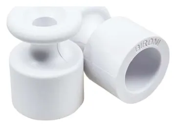 Изолятор ОП пластик бел. (уп.100шт) Bironi B1-551-21-100