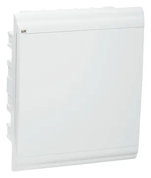 Бокс ЩРВ-П-24 мод. встраив. пластик IP41 PRIME бел. дверь IEK MKP82-V-24-WD-41-10