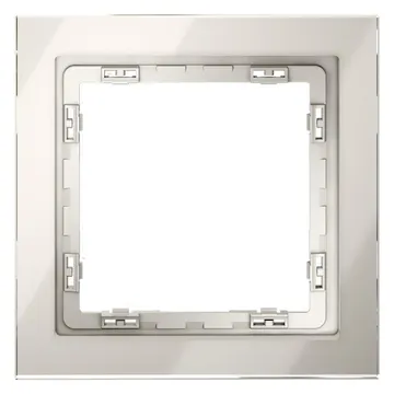 Рамка 1-м S70 стеклян. кашемир Voltum VLS110103