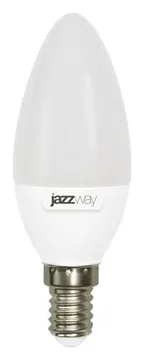 Лампа светодиодная PLED-SP 9Вт C37 свеча 5000К холод. бел. E14 820лм 230В JazzWay 2859488A