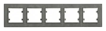 Рамка 5-м Karea LINE дым. Makel 86050705