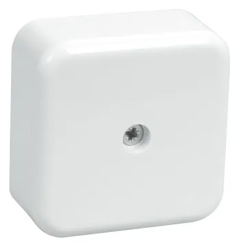 Коробка распаячная ОП 50х50х20 IP20 КМ41206-01 (4 клем. 3кв.мм) бел. IEK UKO10-050-050-020-K01