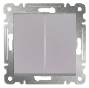 Выключатель 2-кл. СП Karea 10А IP20 механизм жемчуж. Makel 57100003