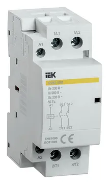Контактор модульный КМ63-20М AC KARAT IEK MKK11-63-20
