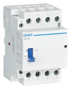 Контактор модульный NCH8-63M/40 AC 220-240В 50/60Гц ручное управление (R) CHINT 257514