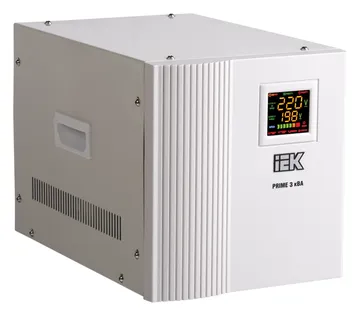Стабилизатор напряжения Prime 3кВА переносной IEK IVS31-1-03000