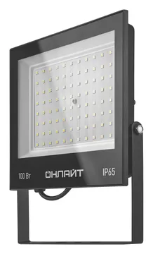 Прожектор светодиодный 61 948 OFL-100-6K-BL-IP65-LED 100Вт 6000К IP65 8000лм черн. ОНЛАЙТ 61948