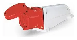 Розетка стационарная ОП PPC 135 63А 5п 3PPEN 380В IP67 JazzWay 5072794