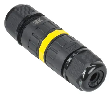 Коннектор кабельный герметичный WTP-102 3 PIN IP68 IEK UWC10-I-024-3-68