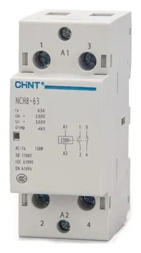 Контактор модульный NCH8-63/11 63А 1НЗ+1НО AC 220/230В 50Гц (R) CHINT 256095