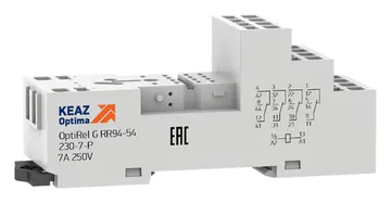 Розетка для реле OptiRel G RR94-54-230-7-P КЭАЗ 281169