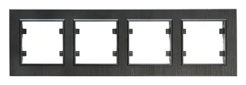 Рамка 4-м Karea LINE STAR чер. Makel 86054704